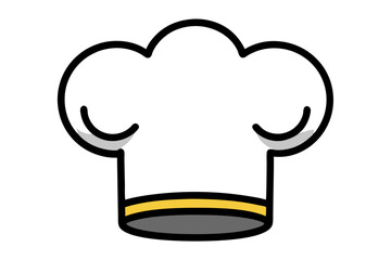 chef hat icon vector illustration