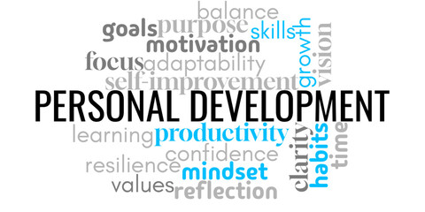 Empowering word cloud centered on 