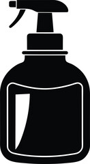 spray bottle vector illustration