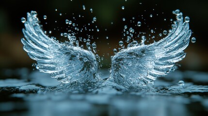 Water wings in splash