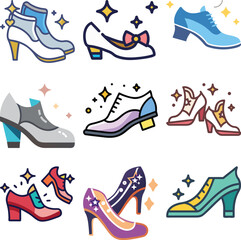 Eid Footwear Icon for Festive Attire vector illustration