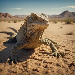 Fototapeta premium galapagos land iguana