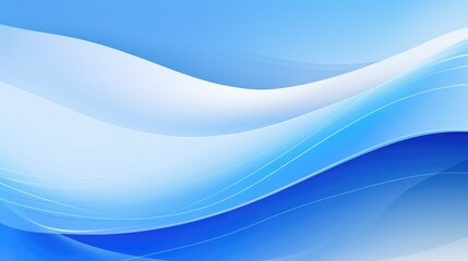 Fototapeta premium Abstract blue background vector presentation design template with white space for text and graphic elements. Soft light gradient