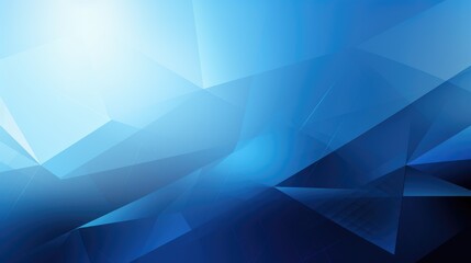 Obraz premium Abstract blue background vector presentation design with diagonal lines and geometric shapes