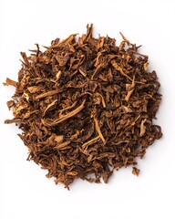 Obraz premium The Rich Colors and Textures of Natural Loose Tobacco Leaves