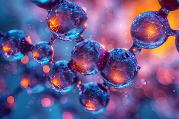 Abstract Machine Learning Algorithm Visualization Concepts