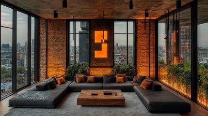 Modern Loft Apartment with City View