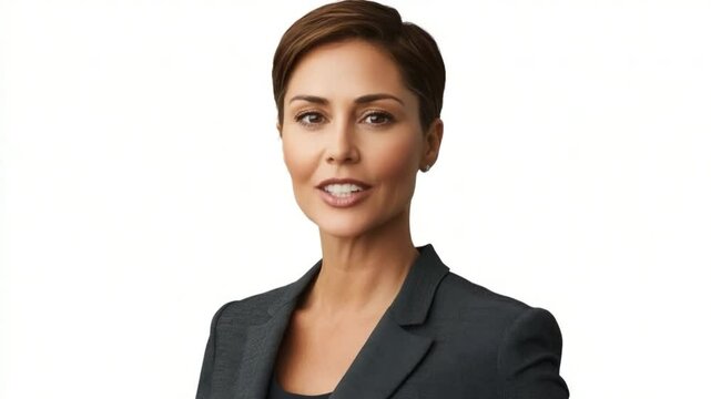 Confident Professional Woman in Professional Attire: A portrait of a poised and assured professional woman, dressed in professional attire, exuding confidence and expertise.