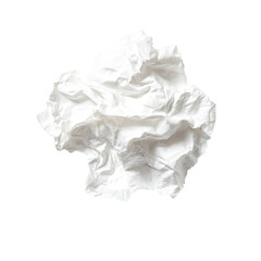 Obraz premium Crumpled White Cloth