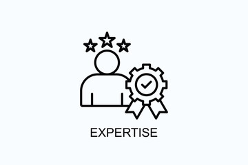 Expertise Icon Or Logo Isolated Illustration