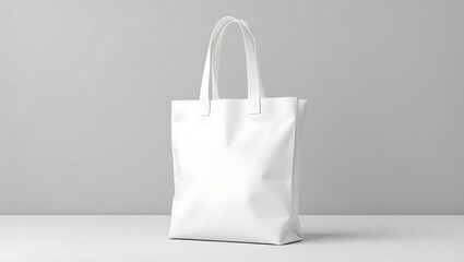 Blank White Tote Bag Mockup for Branding Design