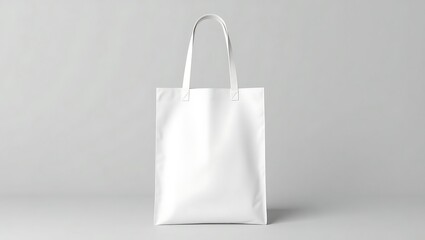 Blank White Tote Bag Mockup for Branding Design