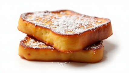 Two Slices Of French Toast Stacked