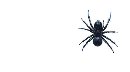 Detailed Spider Isolated on Transparent Background for Design Projects