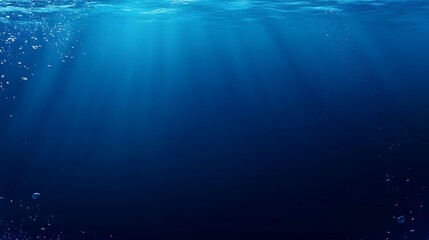 Sapphire blue to navy gradient, ocean depth