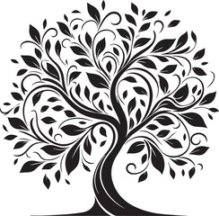 Palm Tree Silhouette Vector Illustration