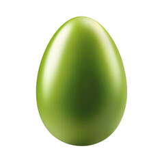 Green egg, smooth surface
