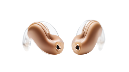 Professional Hearing Aids for Effective Hearing Improvement on Transparent Background