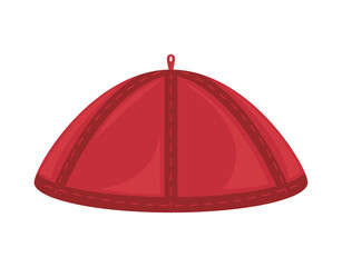 Red Zucchetto Minimal Style Catholic Clergy Skullcap Ecclesiastical Accessory