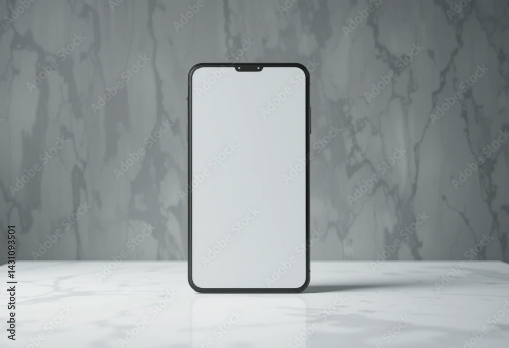 Aufkleber realistic vector mockup phone for visual ui app demonstration. high quality realistic newest version