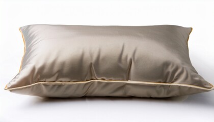 sleep pillows with cotton cover isolate on a white background