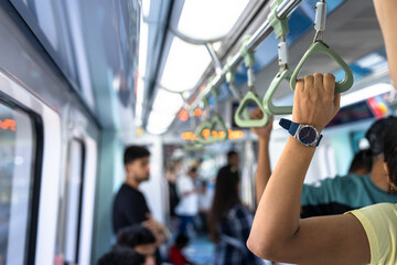 People Using Metro for Daily Commute