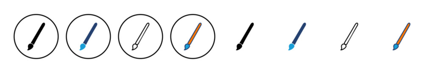 Paint icon vector. paint brush icon vector. paint roller icon vector