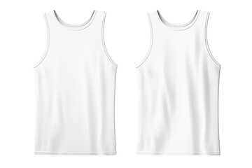 fashion color undershirt isolated on white