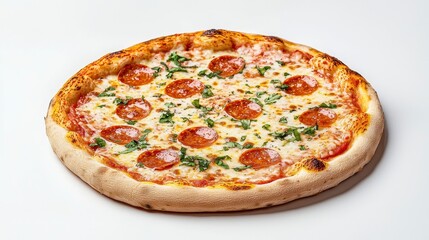 Delicious Pepperoni Pizza with Fresh Ingredients
