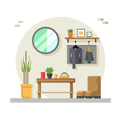 vector illustration of furniture