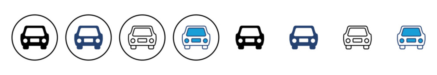 Car icon vector. car vector icon. small sedan