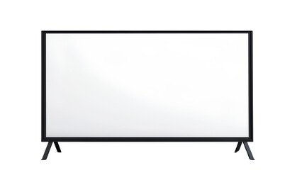 Blank Billboard Mockup on Stand &ndash; Advertising Signboard Isolated on White Background