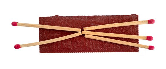 allumettes sur grattoir, PNG fond transparent