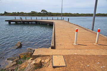 Obraz premium Ellis Street Jetty in Town Park in Augusta, Western Australia, Australia 