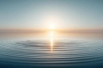 Sunlit water ripples create a tranquil texture with a sky reflection gradient, ideal as a calming background.
