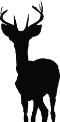 deer silhouette vector