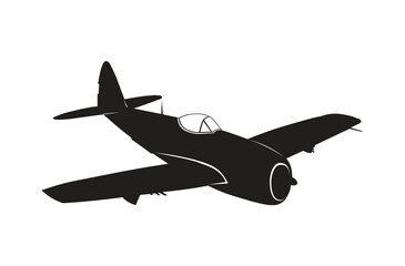 airplane silhouette vector