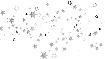 Silver Stars Background