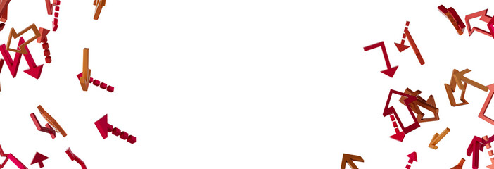 Abstract Green Arrows Background