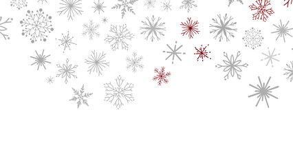 Falling Snowflakes Winter Background