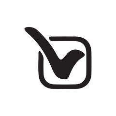 check mark icon vector illustration