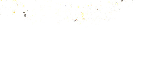 Golden Sparkle on Black Background