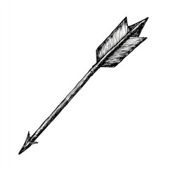 Hand-drawn arrow
