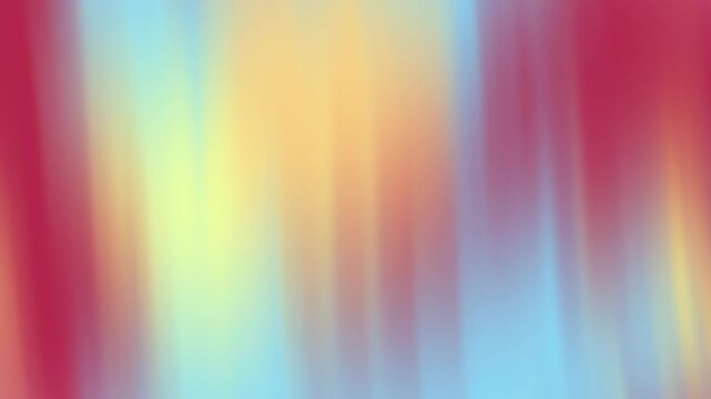 Vertical streak gradient fuses sunset red, golden peach and cool aqua tones, creating vibrant dynamic backdrop ideal for festival promos, travel vlogs and upbeat social media videos