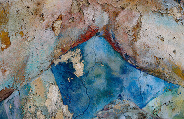 Mur coloré