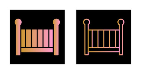 Nursery Cots Icon Design