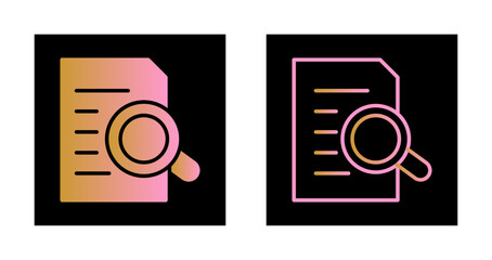 Service Inquiry Icon Design