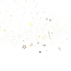 Golden Glitter Stars