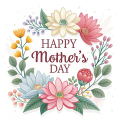 A vector silhouette for Mother's Day