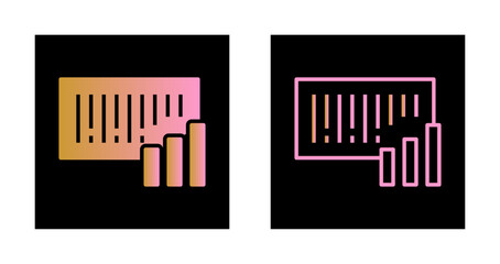 Barcode Analytics Icon Design